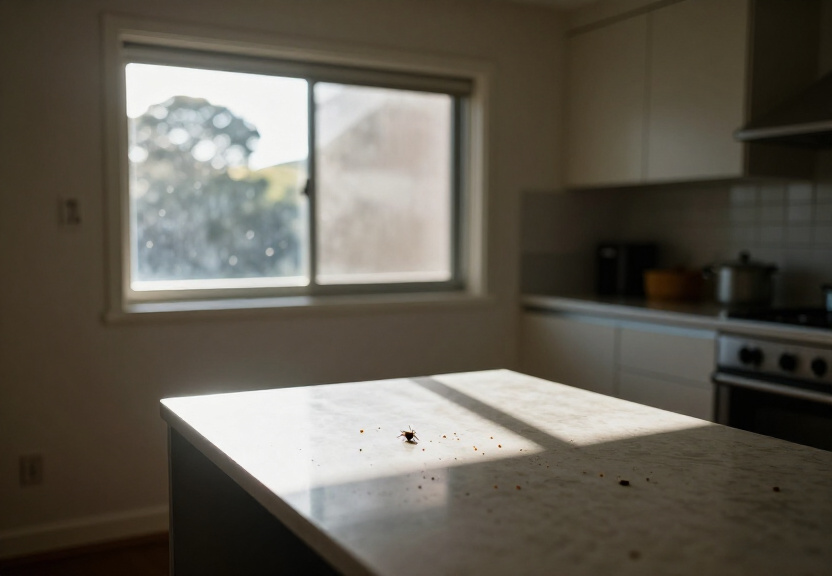 Cockroaches in wall cavity of a Castlereagh home before removal